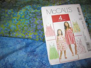Batik fabric for childrens dress